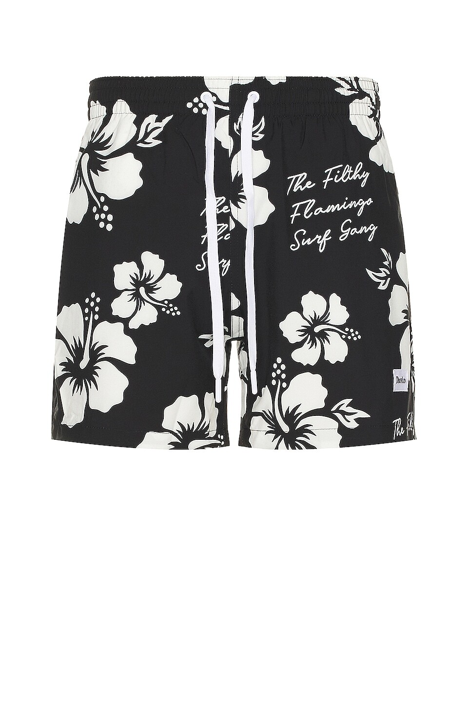 

Шорты Duvin Design Hibiscus Swim Short, черный