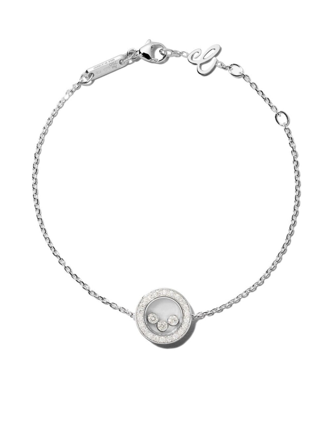 

Браслет Happy Diamonds Icons из белого золота с бриллиантами Chopard, серебряный