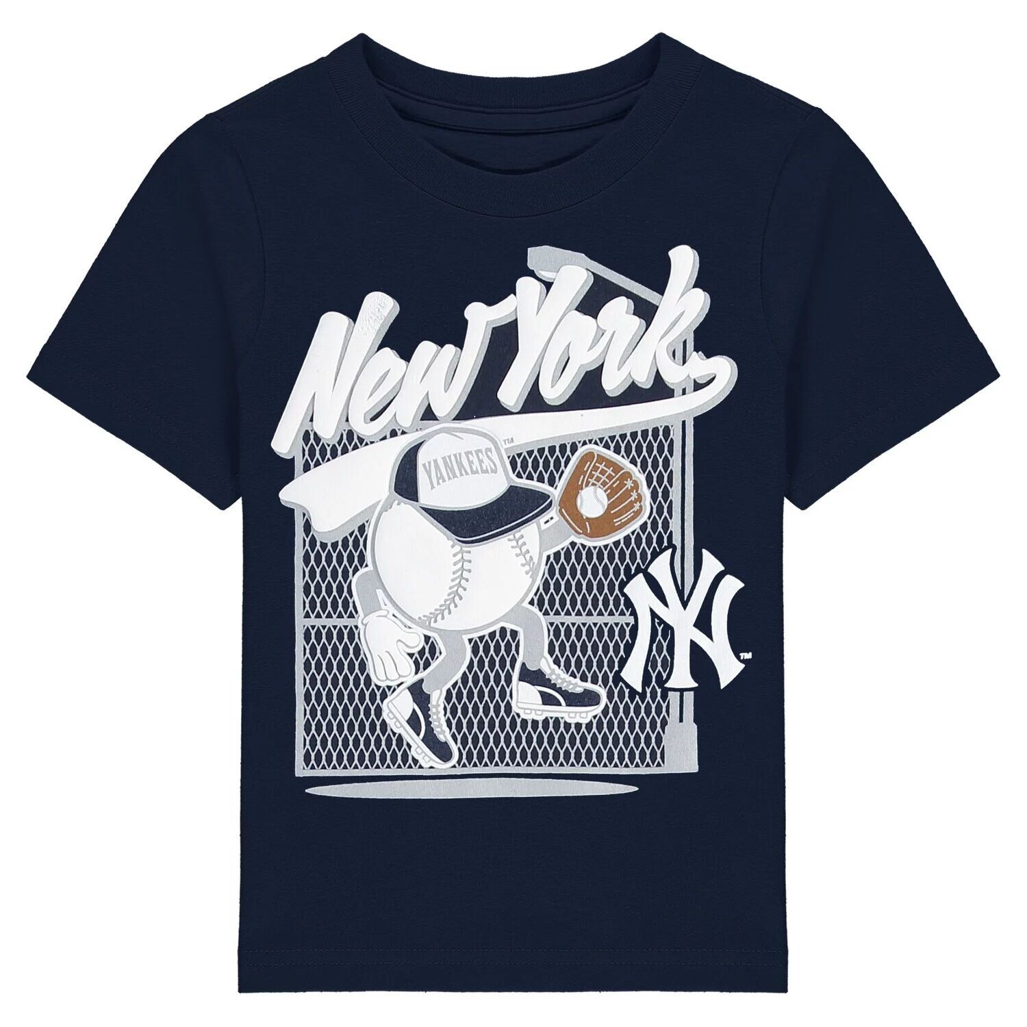 

Темно-синяя футболка Infant New York Yankees On the Fence Outerstuff