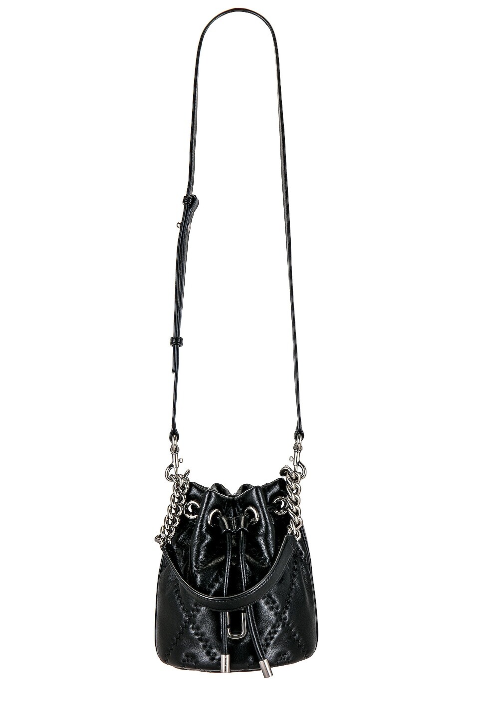 

Сумка Marc Jacobs The Quilted Bucket, черный