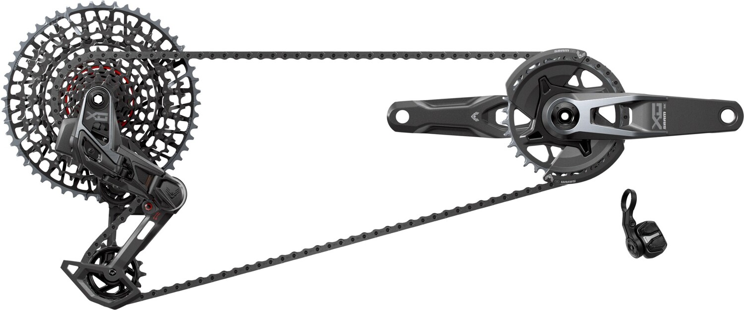 

Групсет AXS X0 T-Type Eagle Transmission — шатуны 170 мм SRAM, черный