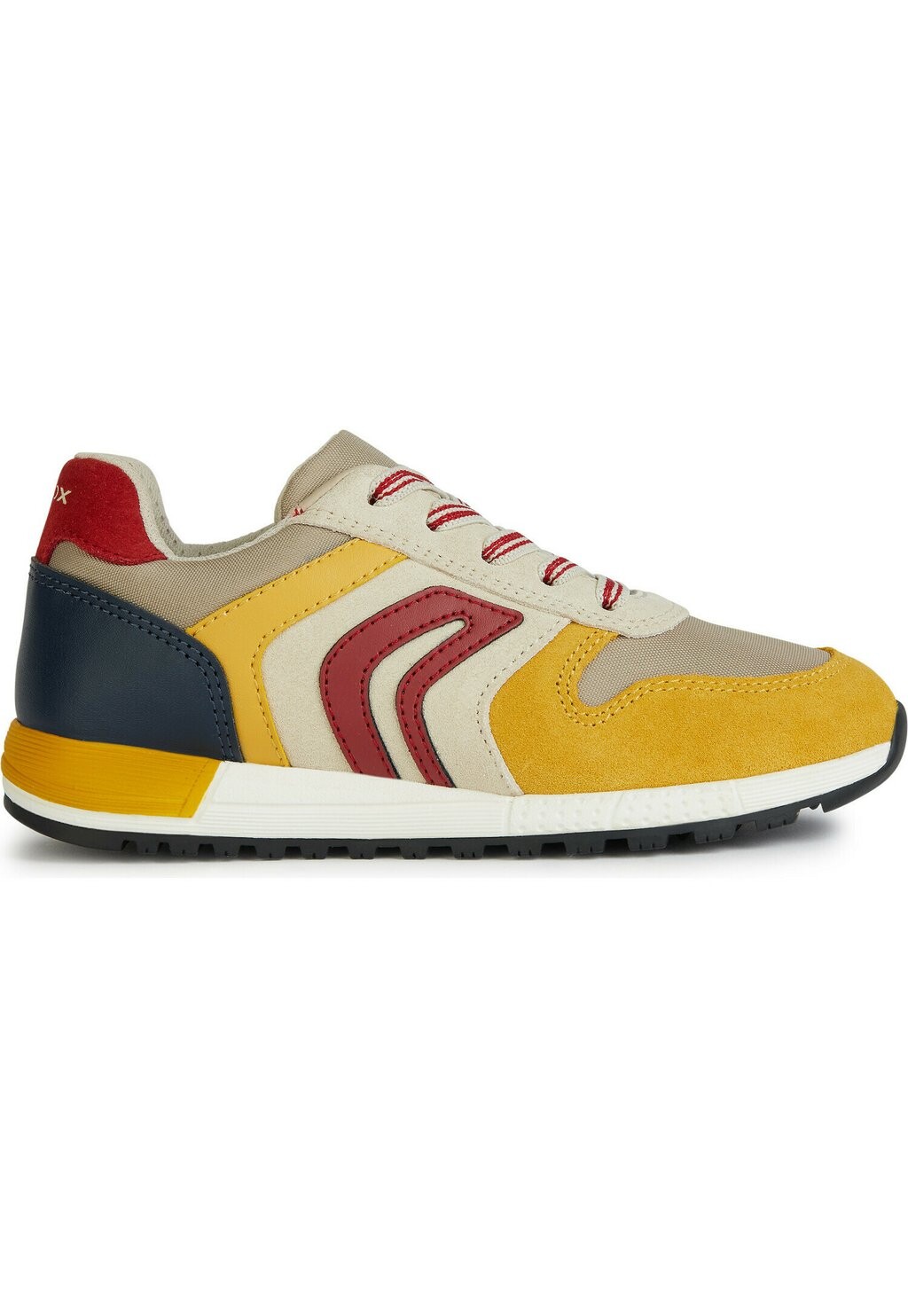 

Кроссовки низкие BASKET ALBEN Geox, цвет beige yellow