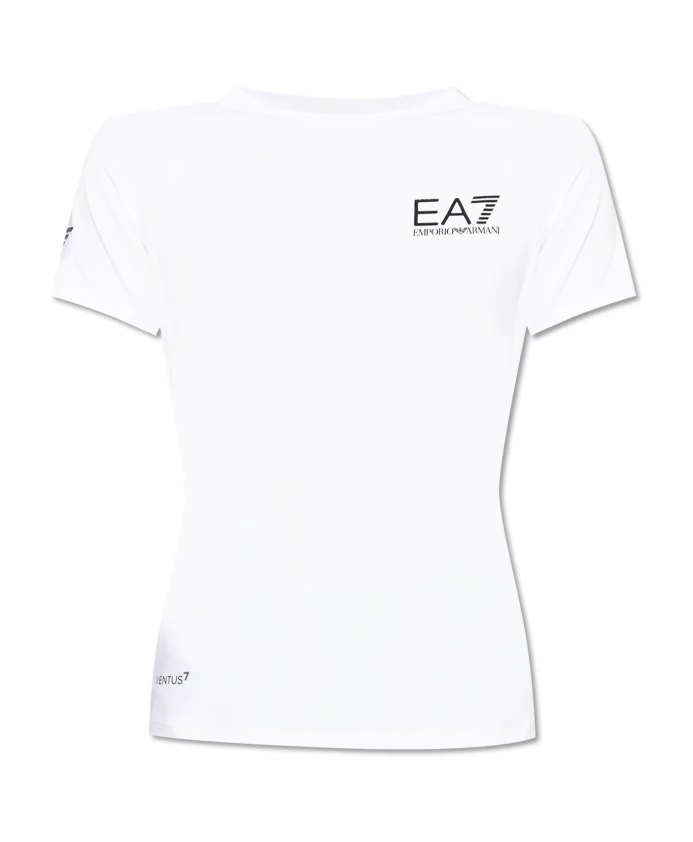 

Футболка с принтом логотипа Emporio Armani Ea7, белый