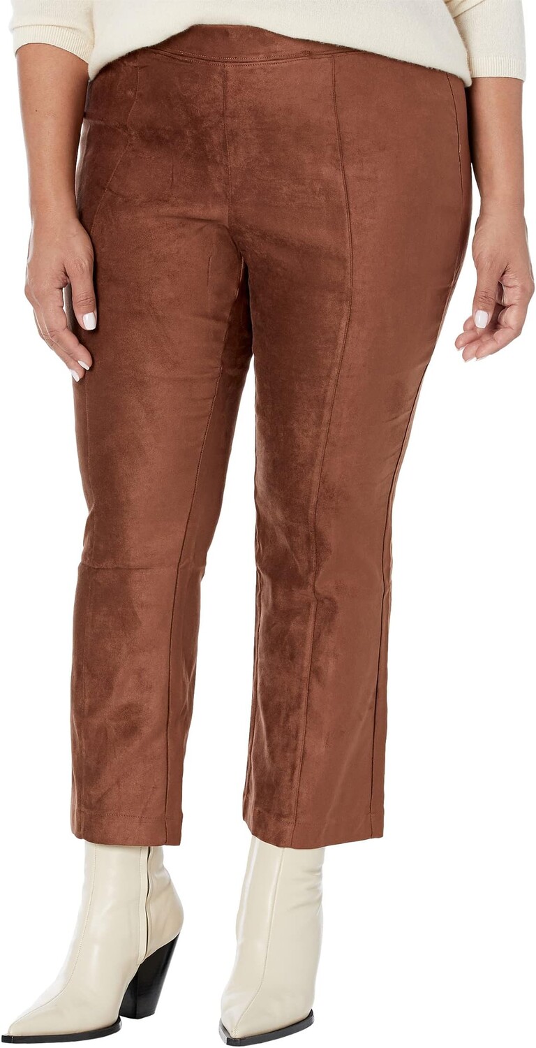 

Брюки Plus Size Suede Pull-On Slim Boot NYDJ, цвет Coffee Bean