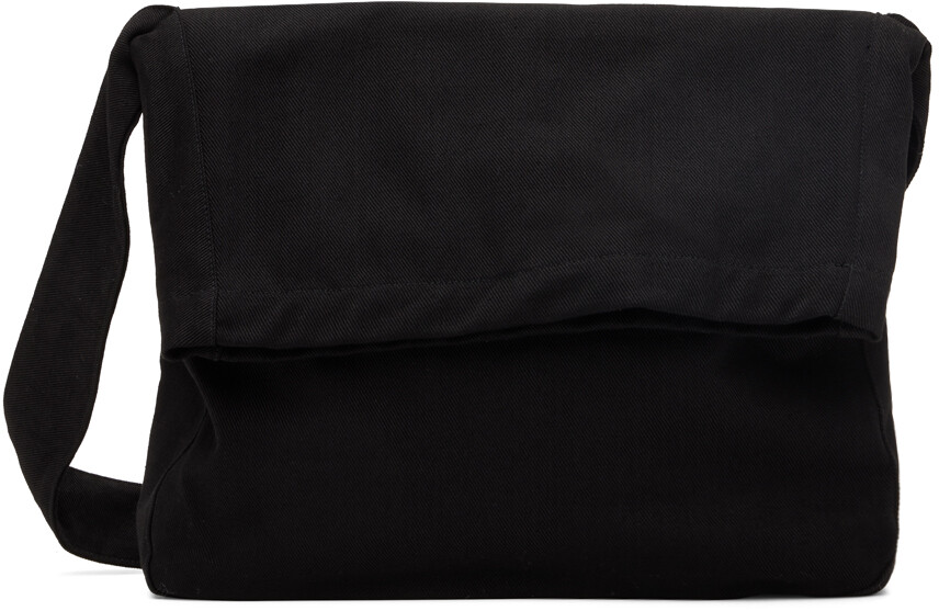

Черная сумка-слинг Our Legacy, цвет Washed black denim