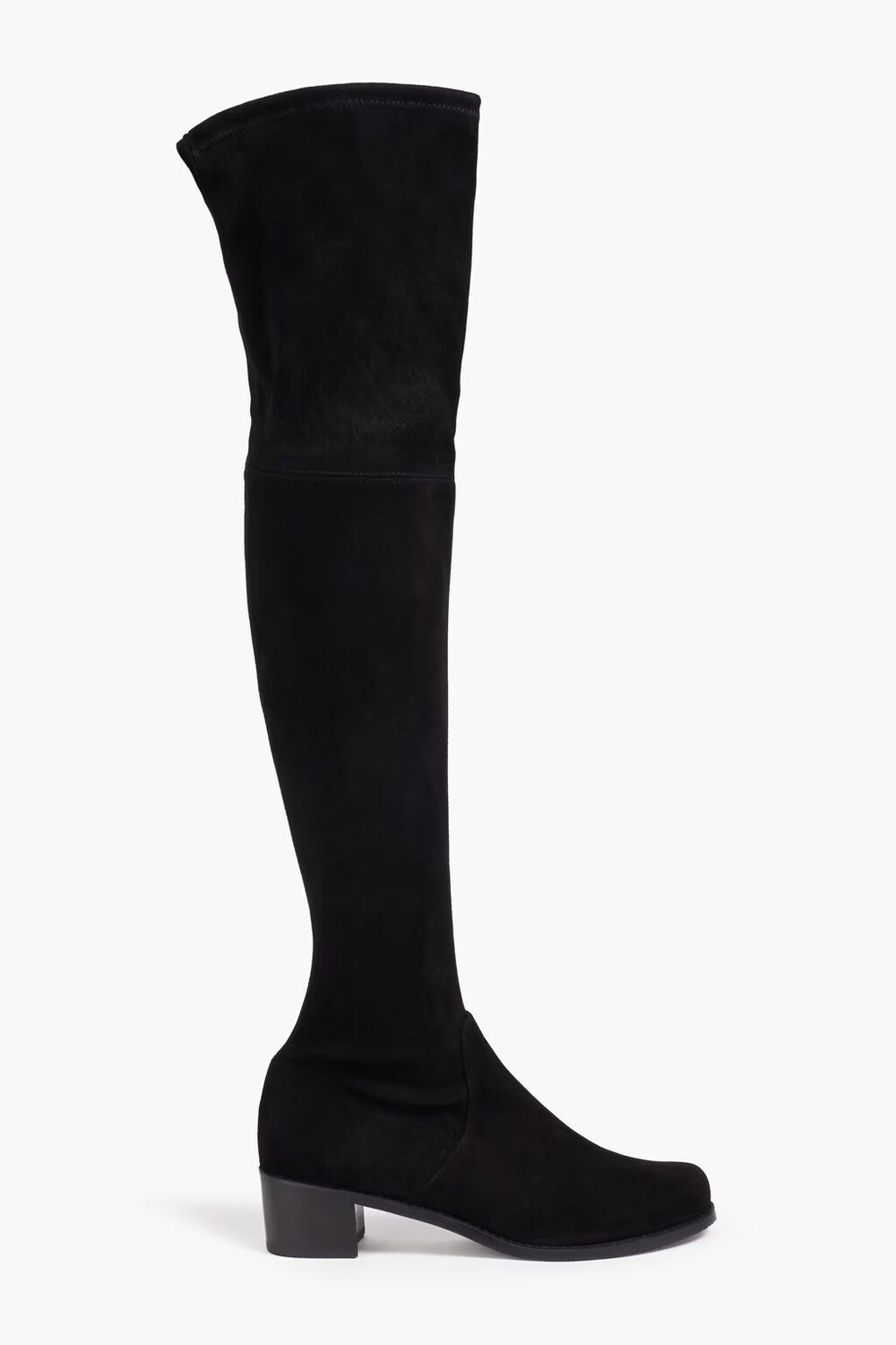 

Замшевые сапоги выше колена Stuart Weitzman, черный