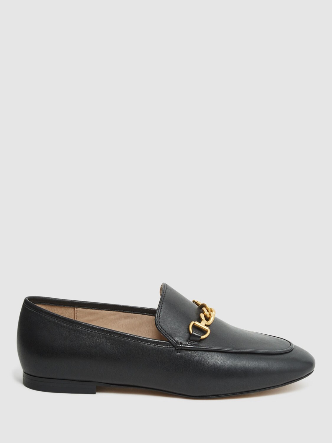 

Кожаные лоферы Reiss Evan, черные