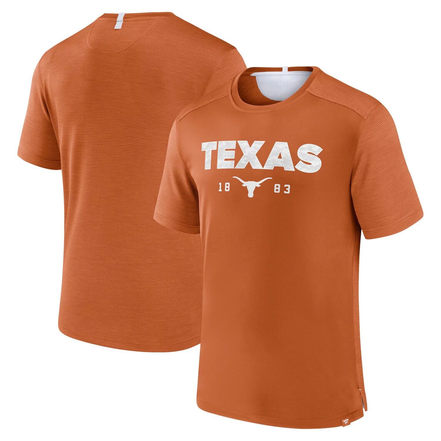 

Мужская футболка с логотипом Texas Orange Texas Longhorns Defender Rush Fanatics