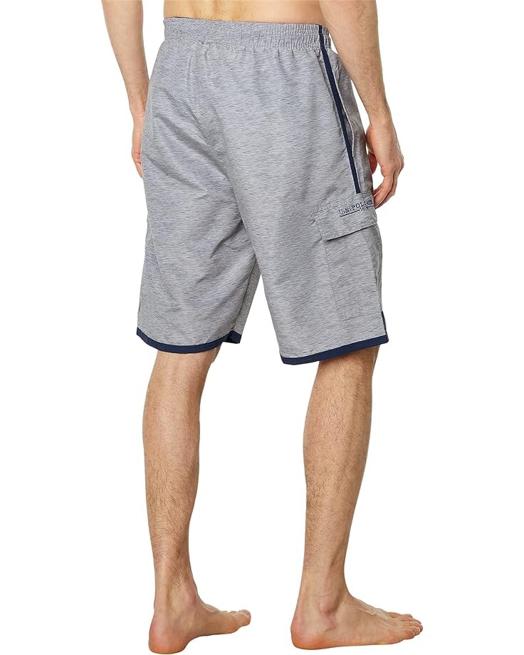 

Шорты для плавания U.S. POLO ASSN. Basic Cargo Swim Shorts, цвет Heather Gray