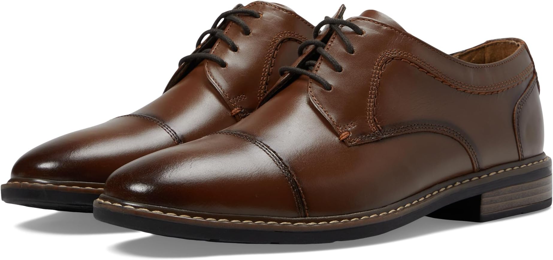 Оксфорды Hayden Cap Toe Oxford Nunn Bush, цвет Cognac