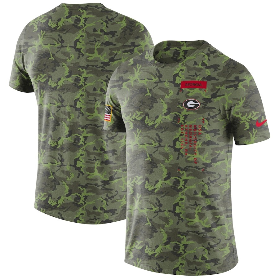 

Футболка с коротким рукавом Nike Georgia Bulldogs, камуфляж