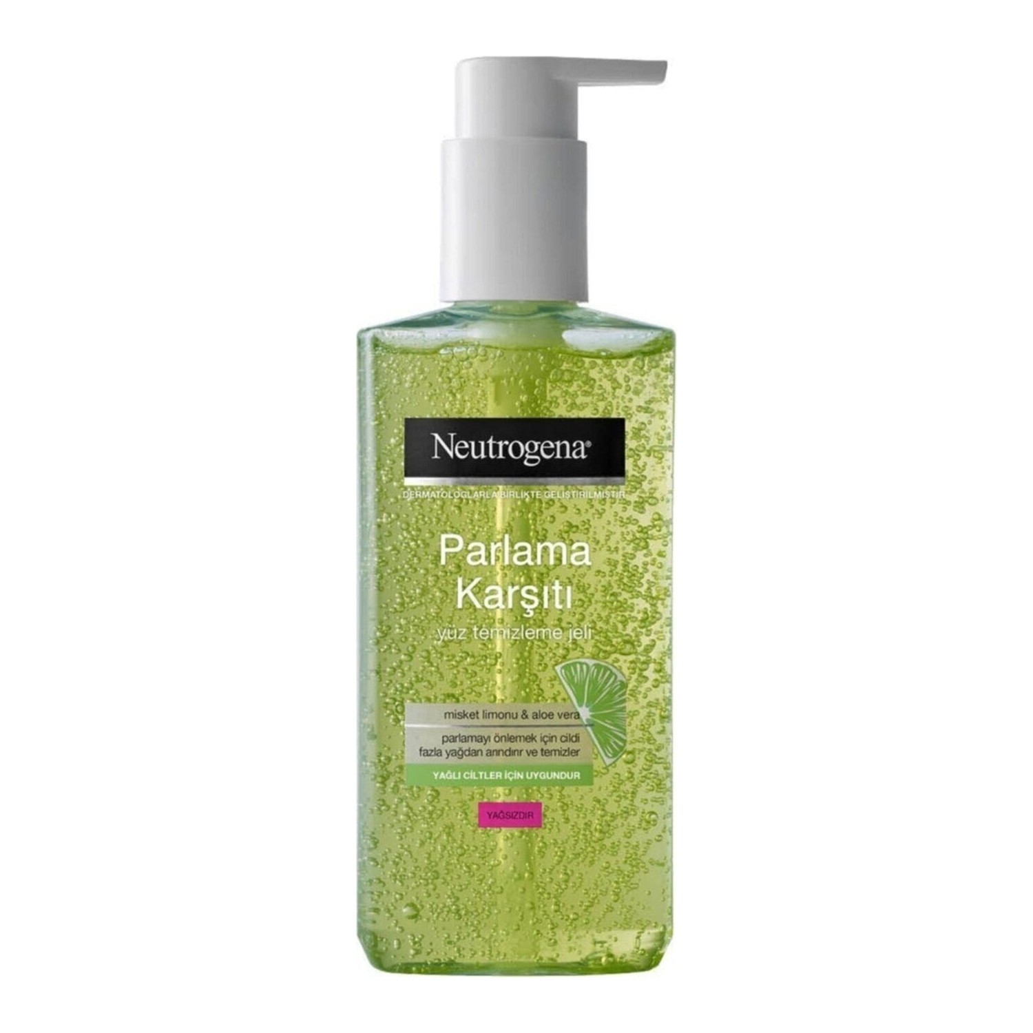 

Neutrogena Anti Shine Очищающий гель для лица Lime & Aleovera 200 мл 3574661156347