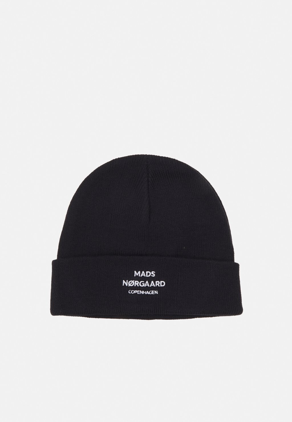 

Шапка ISAK LOGO AMBAS BEANIE UNISEX Mads Nørgaard, глубокий колодец