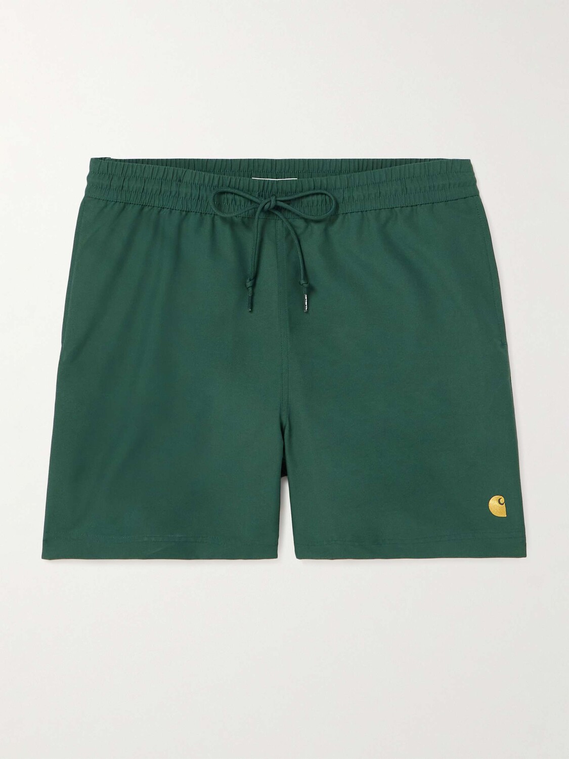 

Прямые шорты для плавания средней длины CARHARTT WIP, зеленый