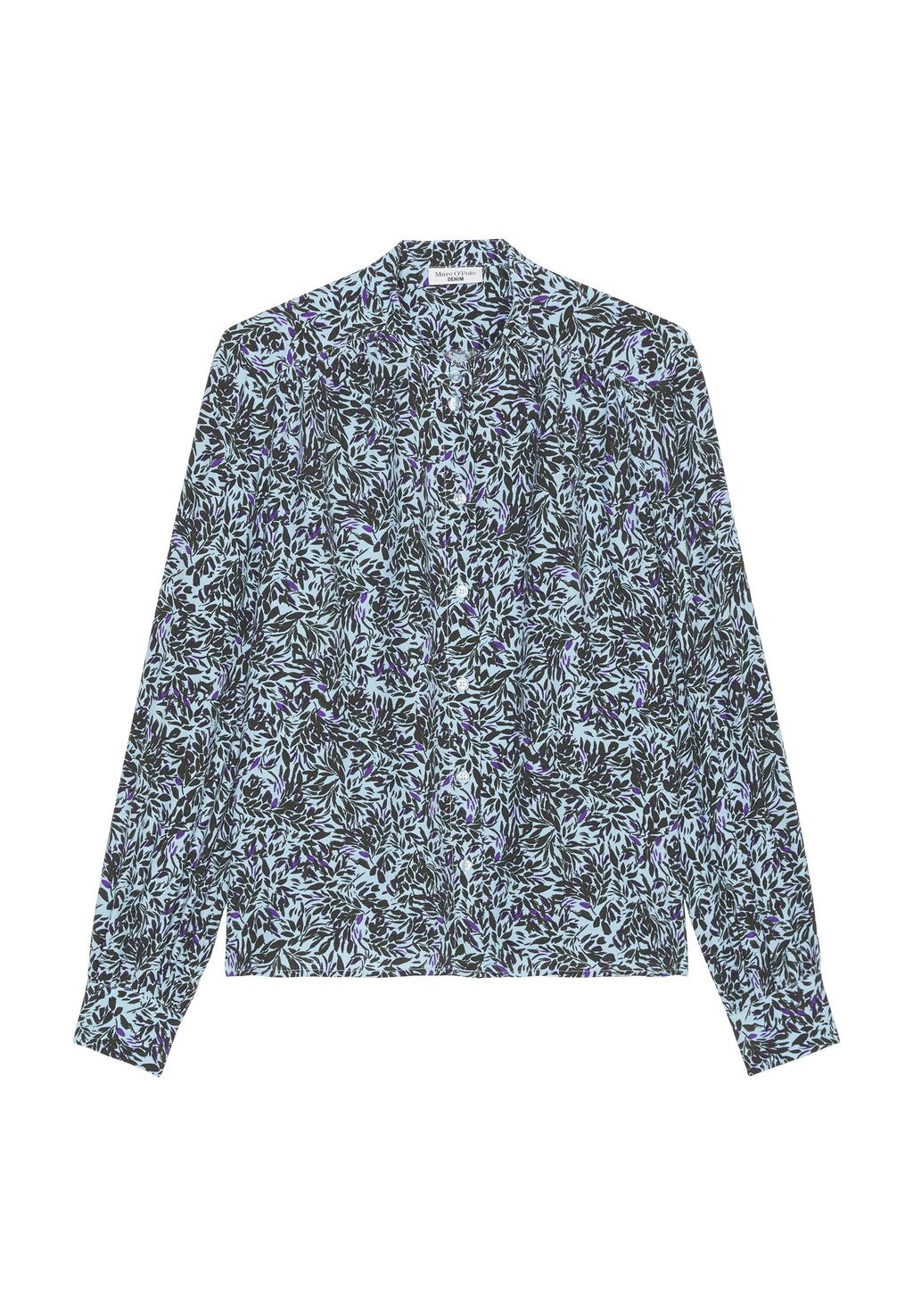 

Блузка на пуговицах MIT PRINT RELAXED AUS Marc O'Polo DENIM, синий