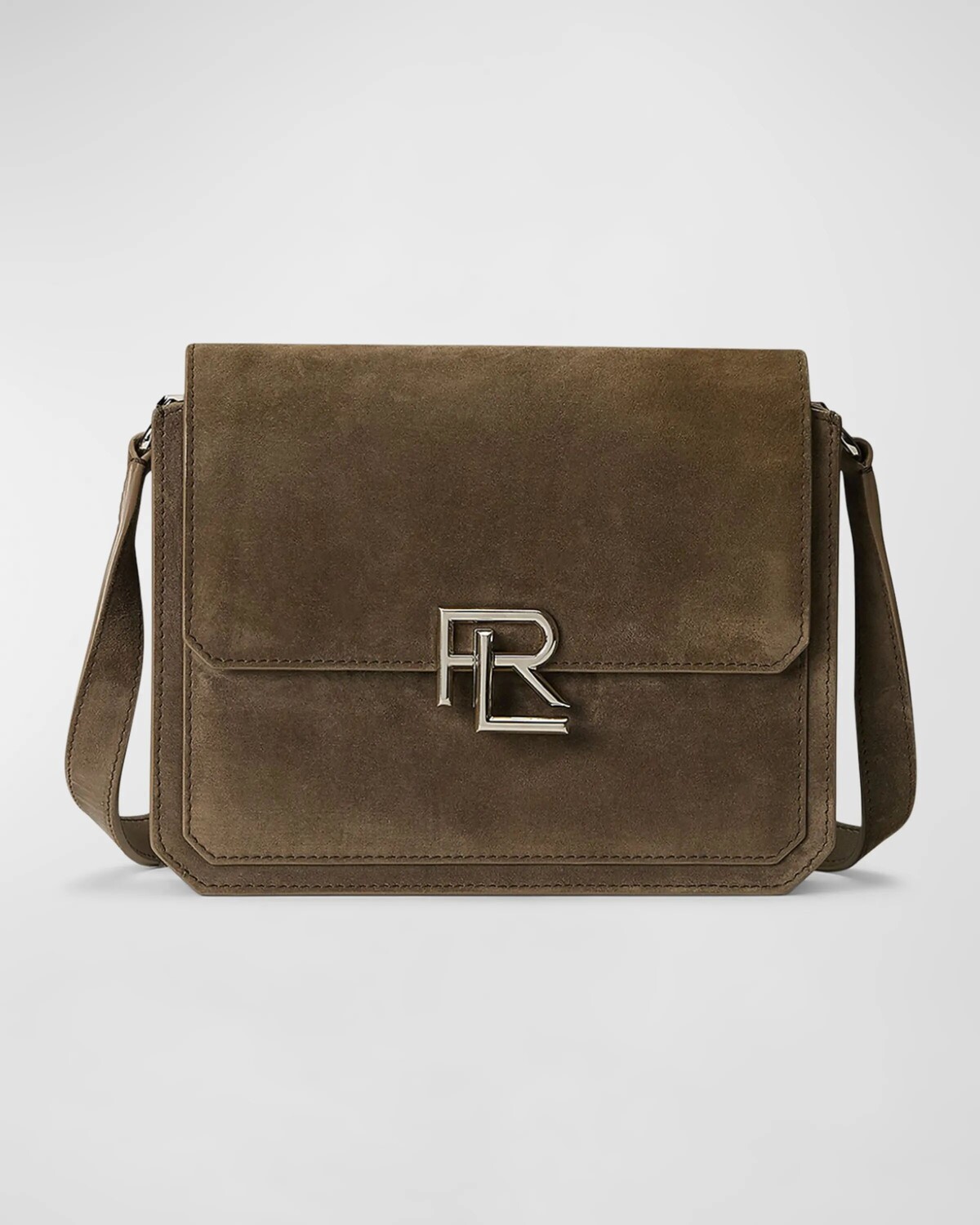 

Через плечо RL 888 из телячьей замши Ralph Lauren Collection, цвет Dark Taupe