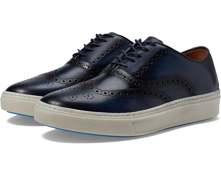 

Кроссовки Johnston & Murphy Hollins Wing Tip, цвет Navy Full Grain