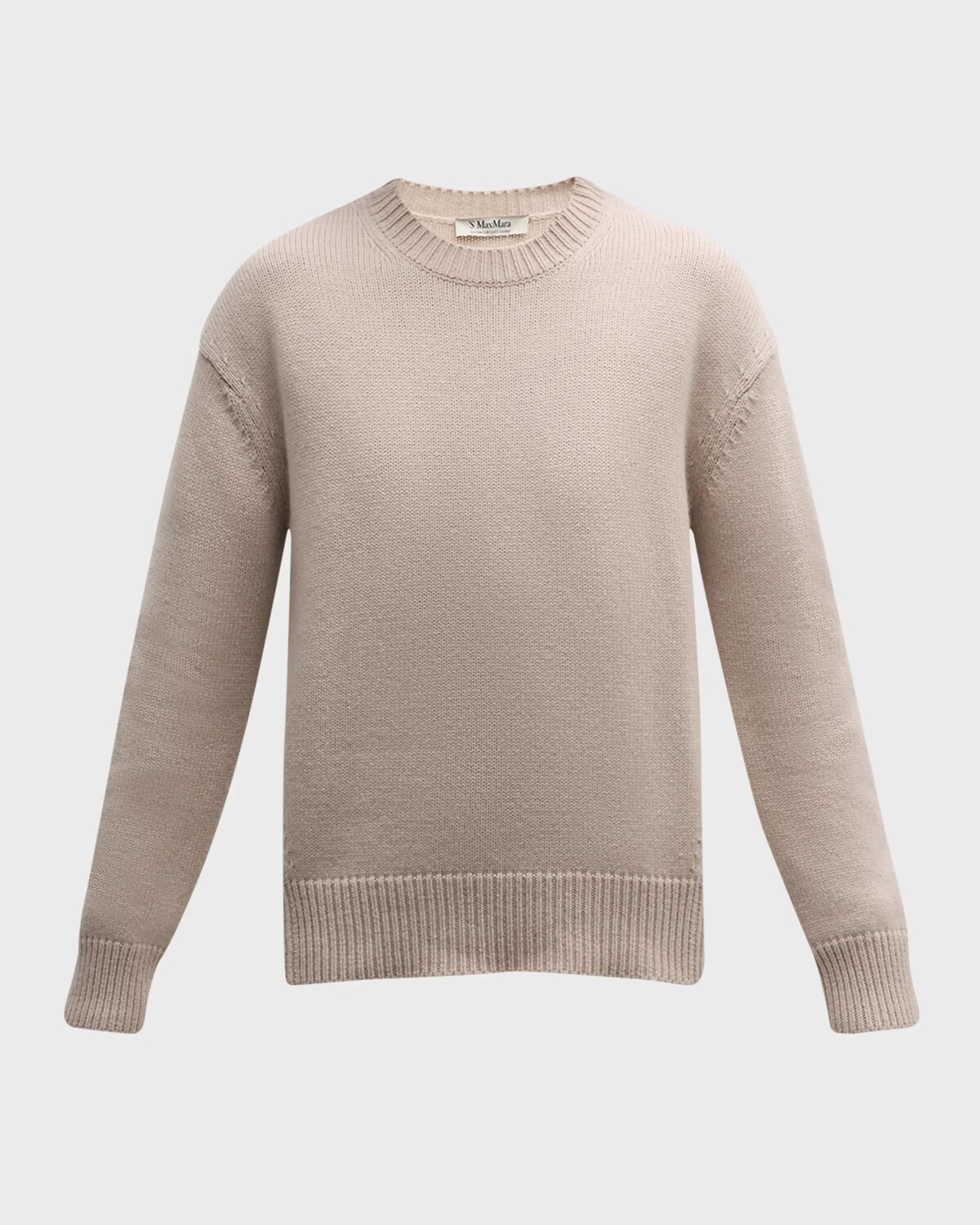 

Ирландский свитер из шерсти и кашемира Max Mara, цвет Ecru