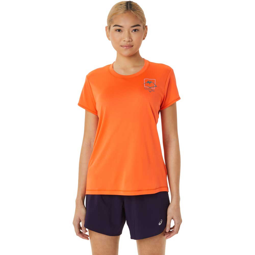 Футболка с коротким рукавом Asics Fujitrail Logo, оранжевый