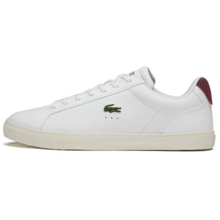 

Кроссовки LACOSTE Skateboarding Shoes Men Low-top White, белый