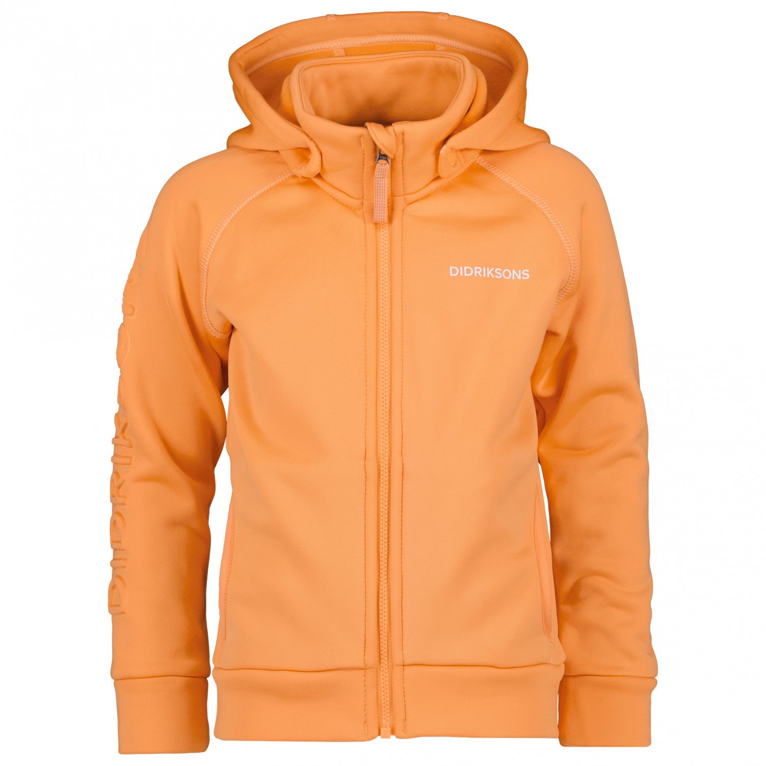 Флисовая жилетка Didriksons Kid's Corin Full Zip 7, цвет Papaya Orange