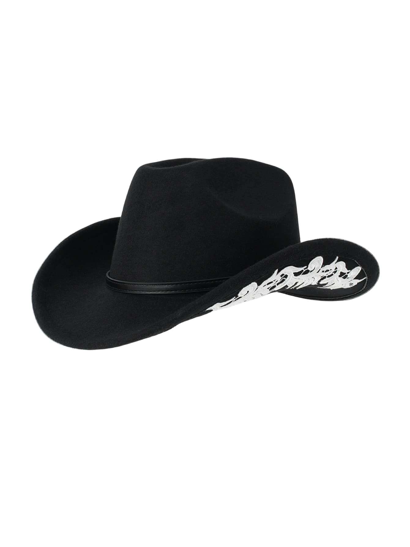 Яркая ковбойская шляпа в стиле допамина, черный