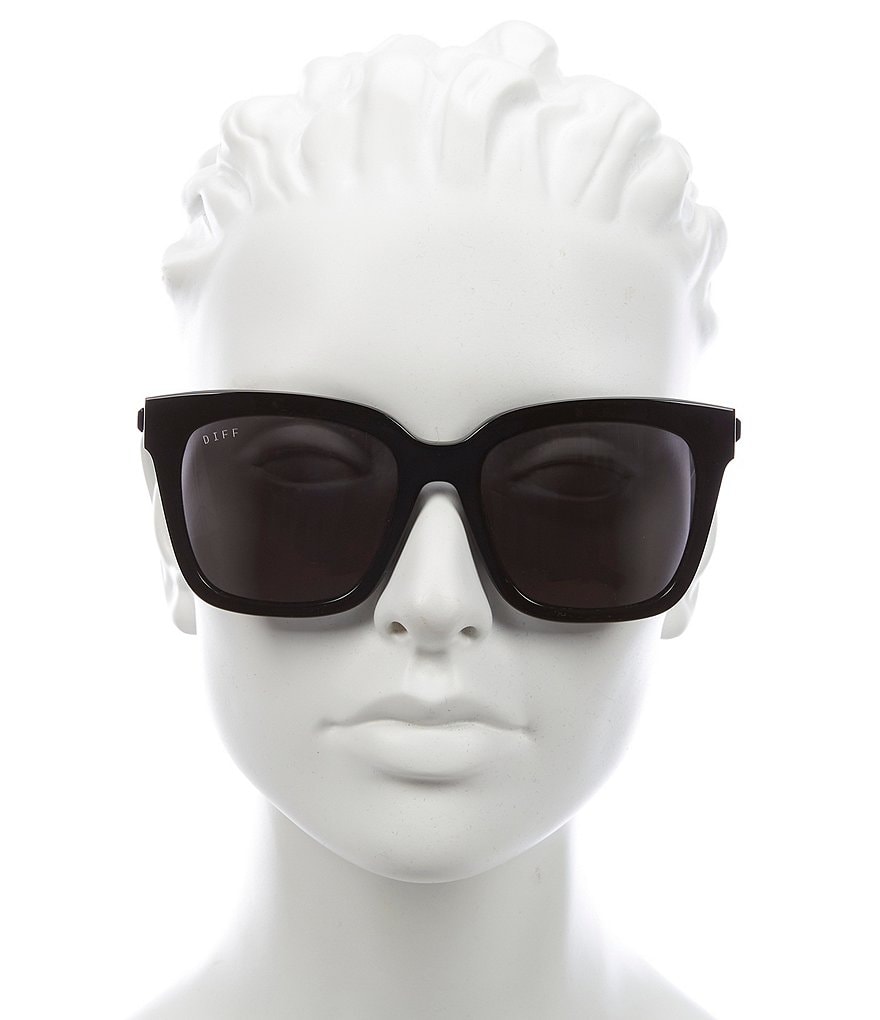 DIFF Eyewear Поляризованные солнцезащитные очки Bella 54 мм, черный