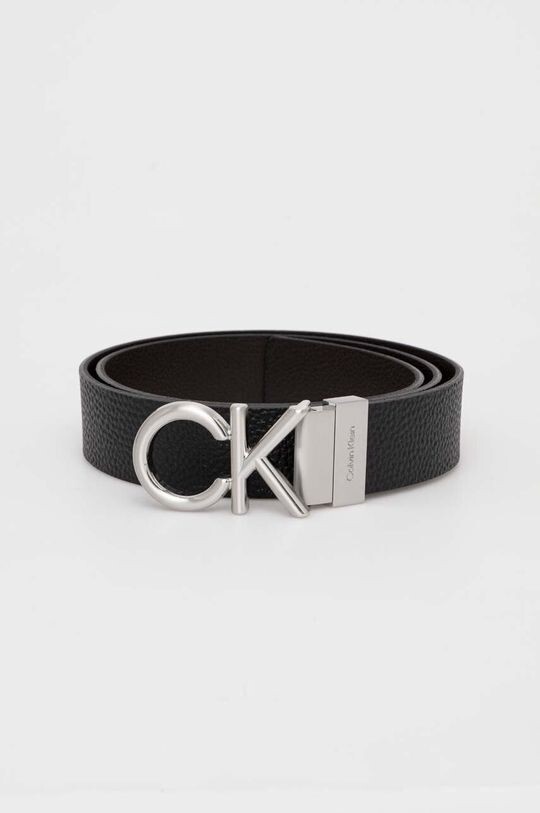 

Двусторонний кожаный ремень Calvin Klein, черный