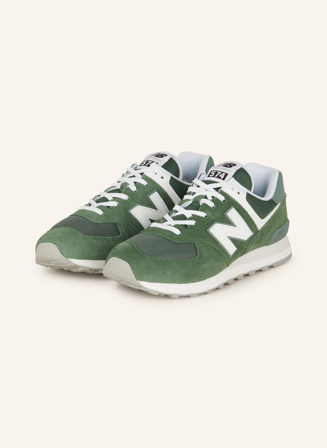 

Кроссовки new balance 574, зеленый