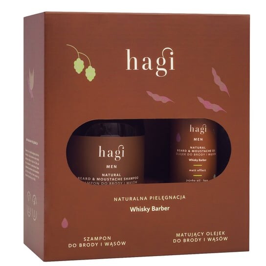 

Подарочный набор «Натуральный виски Barber Care», 2 шт. Hagi