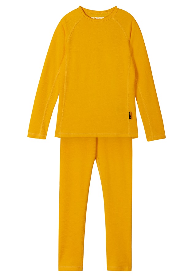 Комплект термобелья Reima Lani для мальчика, желтый термобелье chuckle kids комплект термобелья лонгслив и штаны