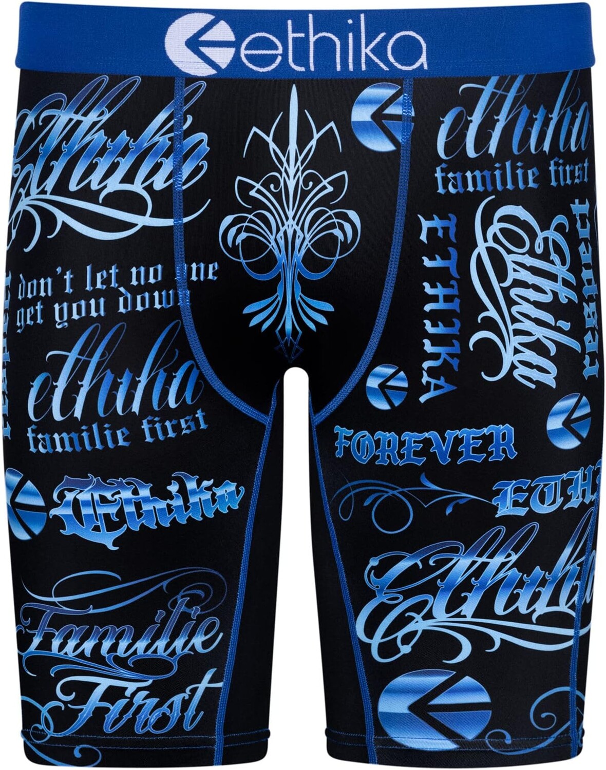 

Трусы Rescripted ethika, цвет Black/Blue