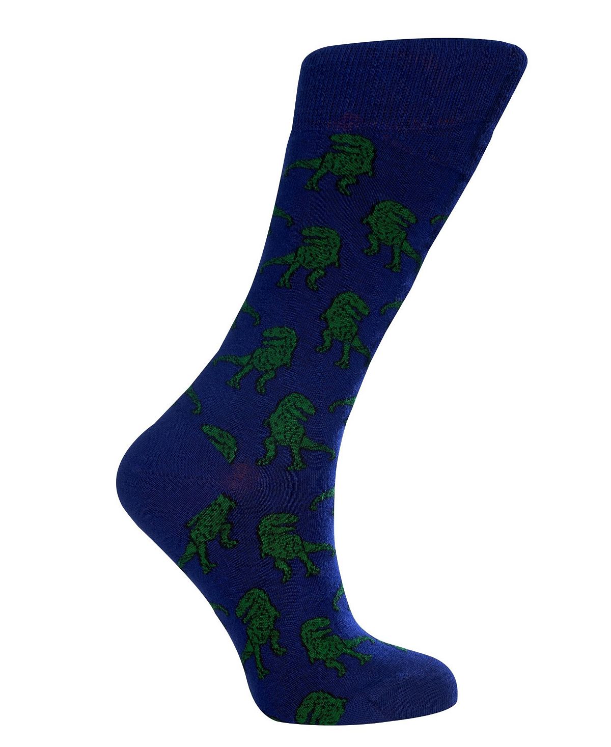 Новинка, женские носки T-Rex из W-хлопка с бесшовным мыском, 1 шт. Love Sock Company, темно-синий