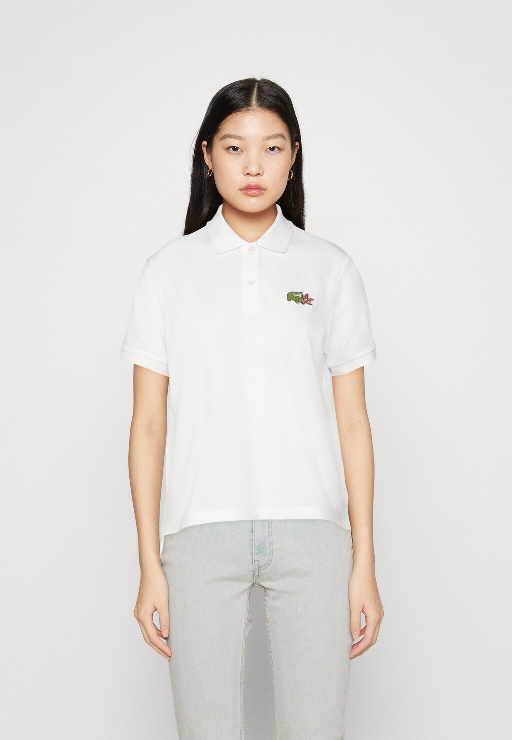 

Рубашка поло Lacoste, белый
