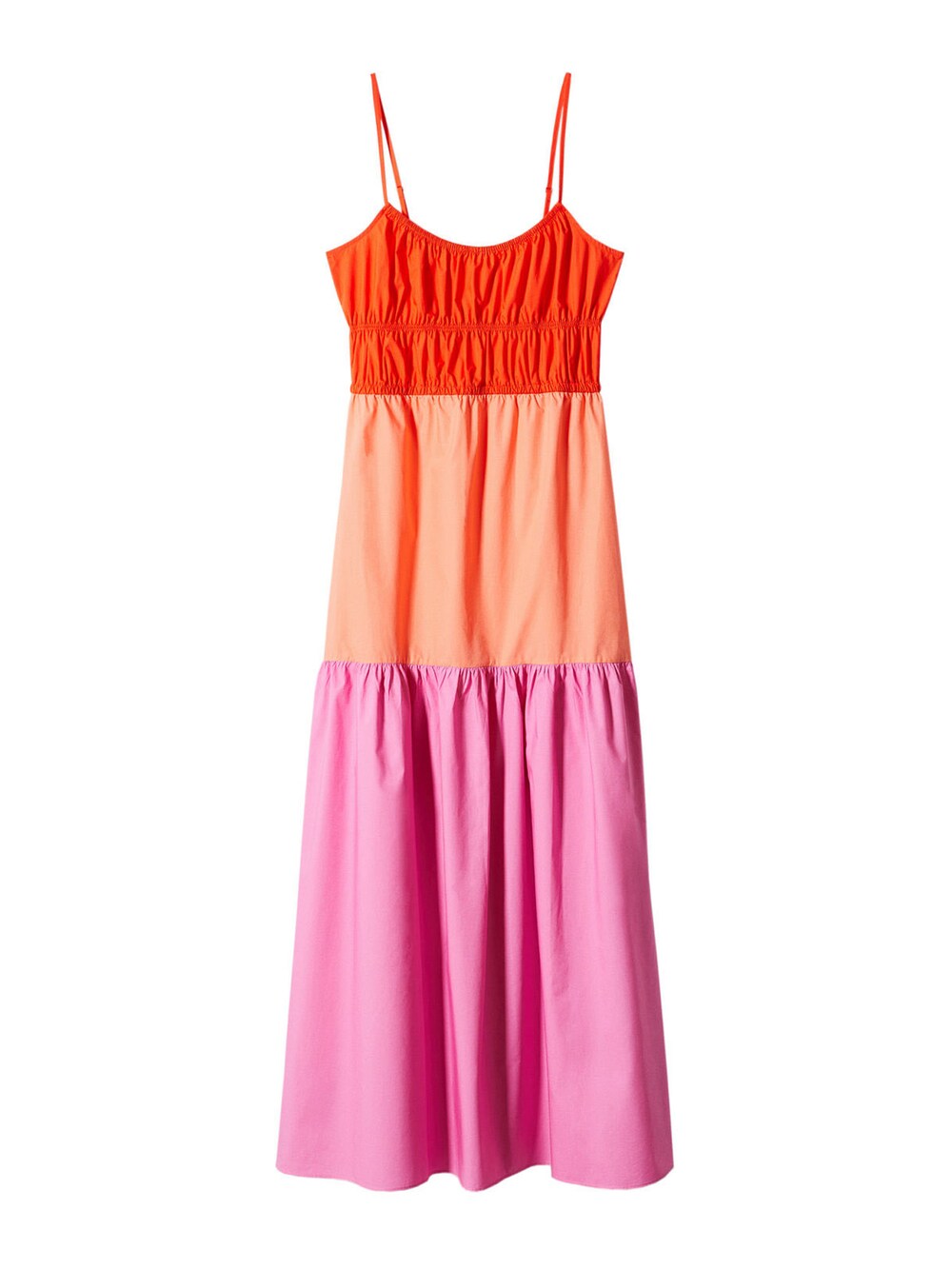 Летнее платье Mango TAURO, розовый