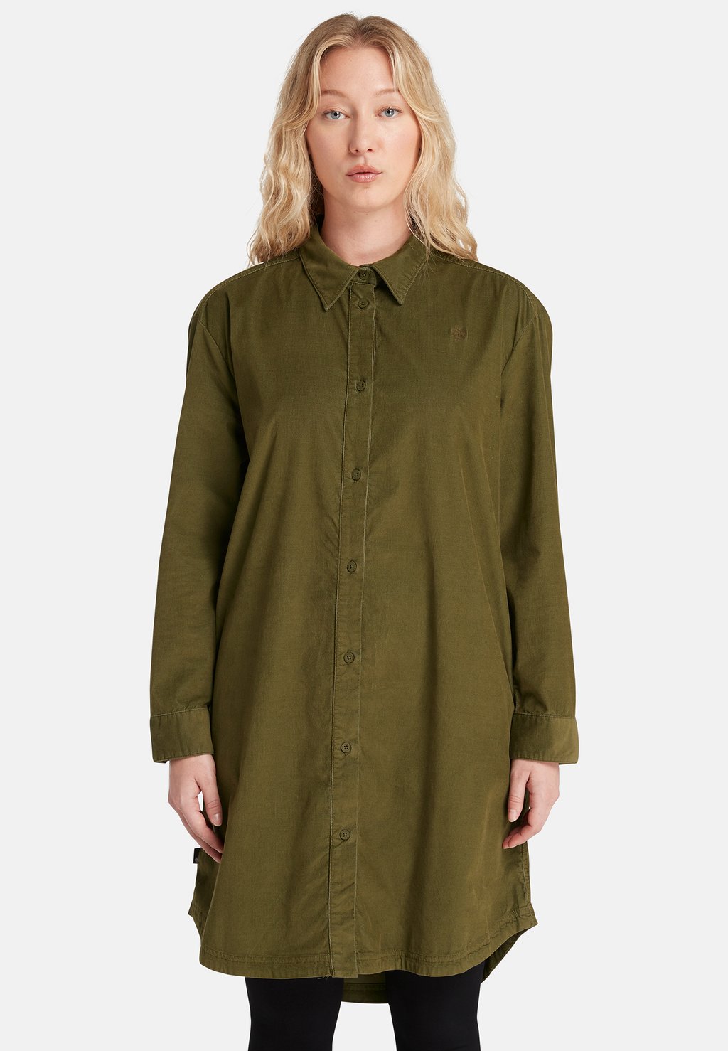 Платье-рубашка Timberland, оливковый
