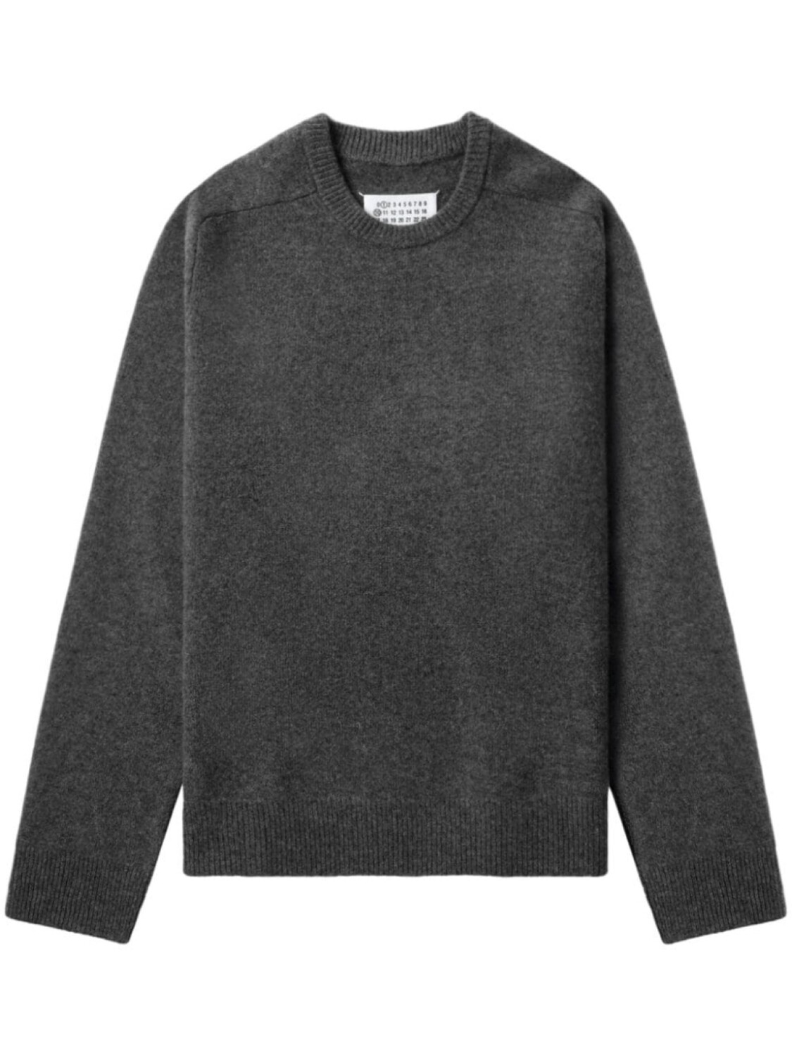 

Maison Margiela джемпер с декоративной строчкой, серый