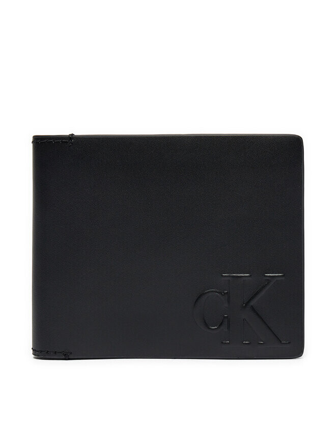 

Кошелек Logo Emboss Biford Calvin Klein, черный
