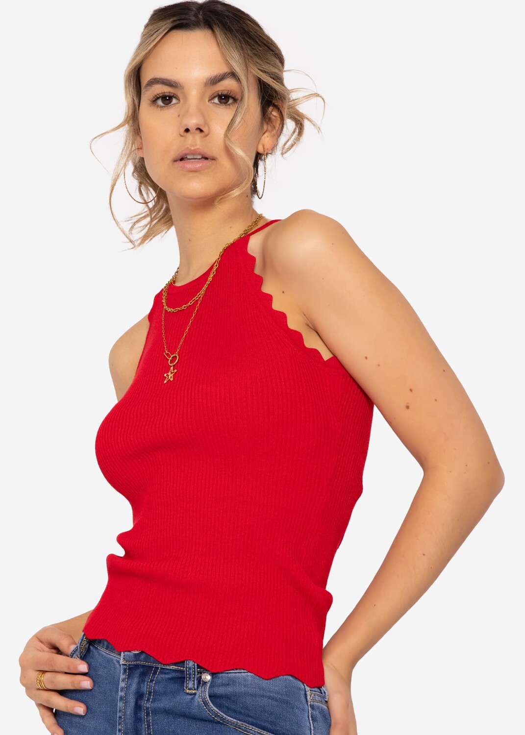 

Топ SASSYCLASSY Strick, красный