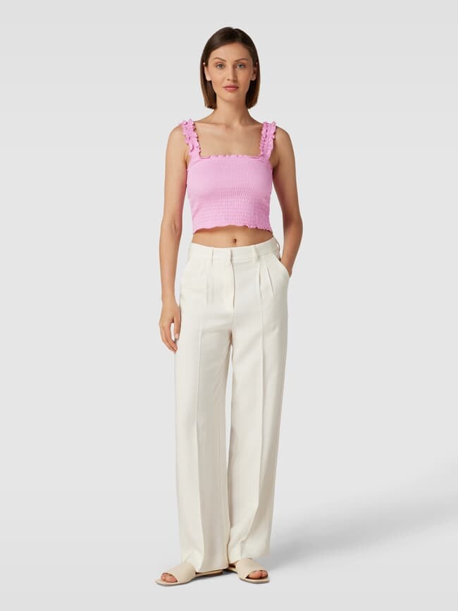 

Топ со сборками, модель MEDOSIABEL Vero Moda, светло-розовый