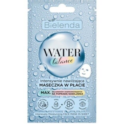 

Bielenda Water-Balance Интенсивная увлажняющая тканевая маска