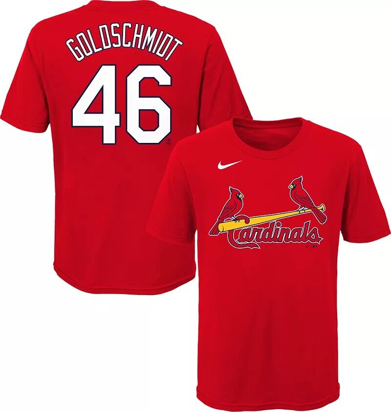 

Красная футболка Nike Youth St. Louis Cardinals Paul Goldschmidt № 46
