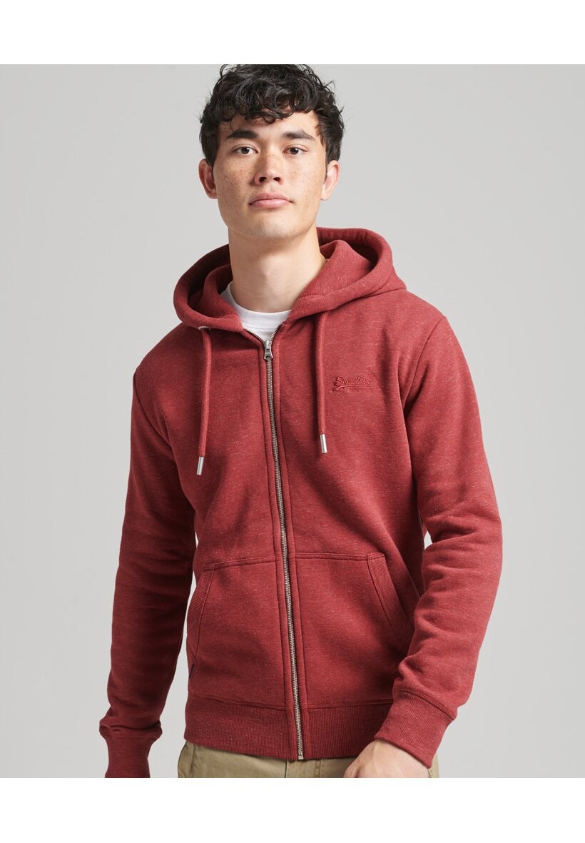 

Толстовка на молнии Superdry Vetoketjullinen College, Коричневый