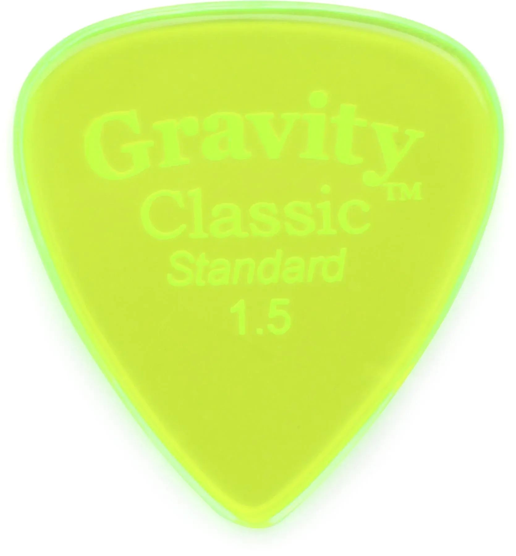 

Gravity Picks Classic — стандартный размер, 1,5 мм, полированный