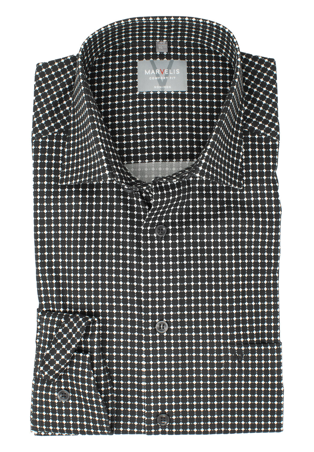 

Рубашка MARVELIS Comfort Fit Business, черный