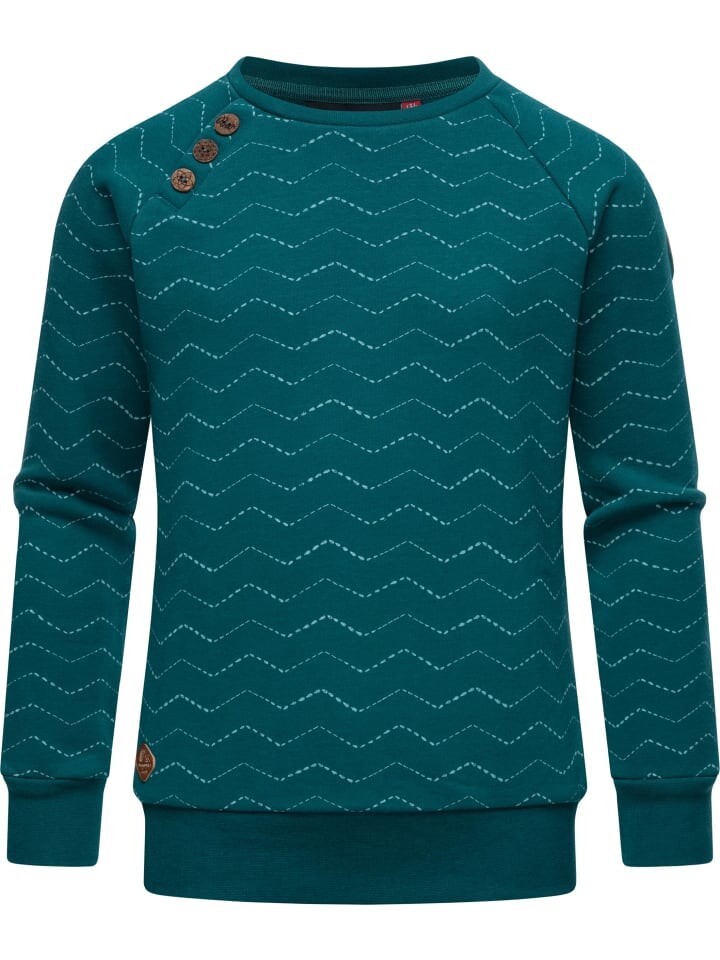 

Пуловер с капюшоном ragwear, цвет lagoon green