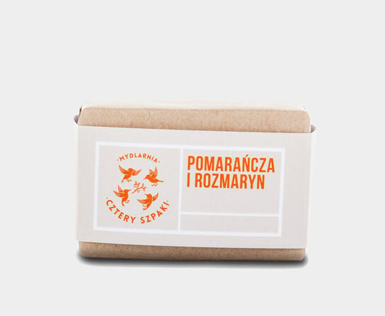 

Натуральное мыло с апельсином и розмарином, 110 г Mydlarnia Trzy Szpaki, Mydlarnia Cztery Szpaki