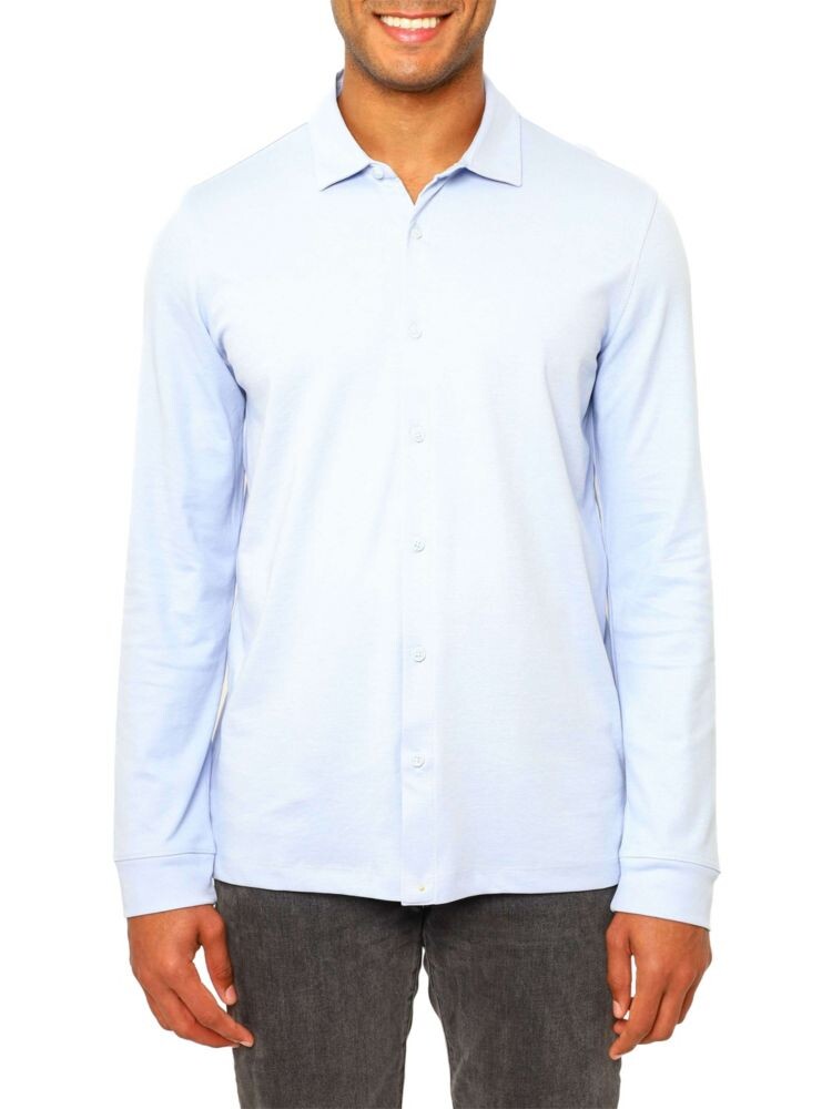 

Однотонная рубашка на пуговицах Vellapais, цвет Light Blue