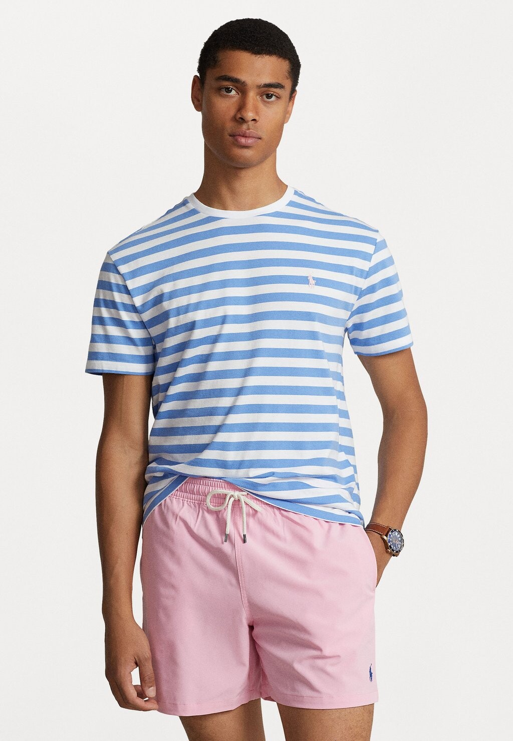 

Футболка Polo Ralph Lauren, летний синий/белый