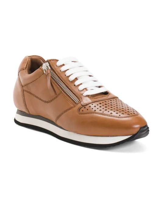

Кожаные кроссовки Infinity Comfort Trotters, цвет Luggage/Tan